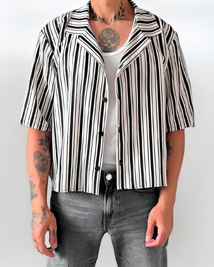 Boxy Striped Shirt
