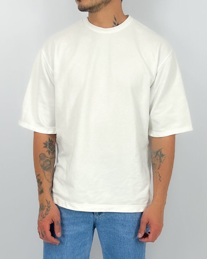 T-Shirt Marfil Oversize - Imagen 4