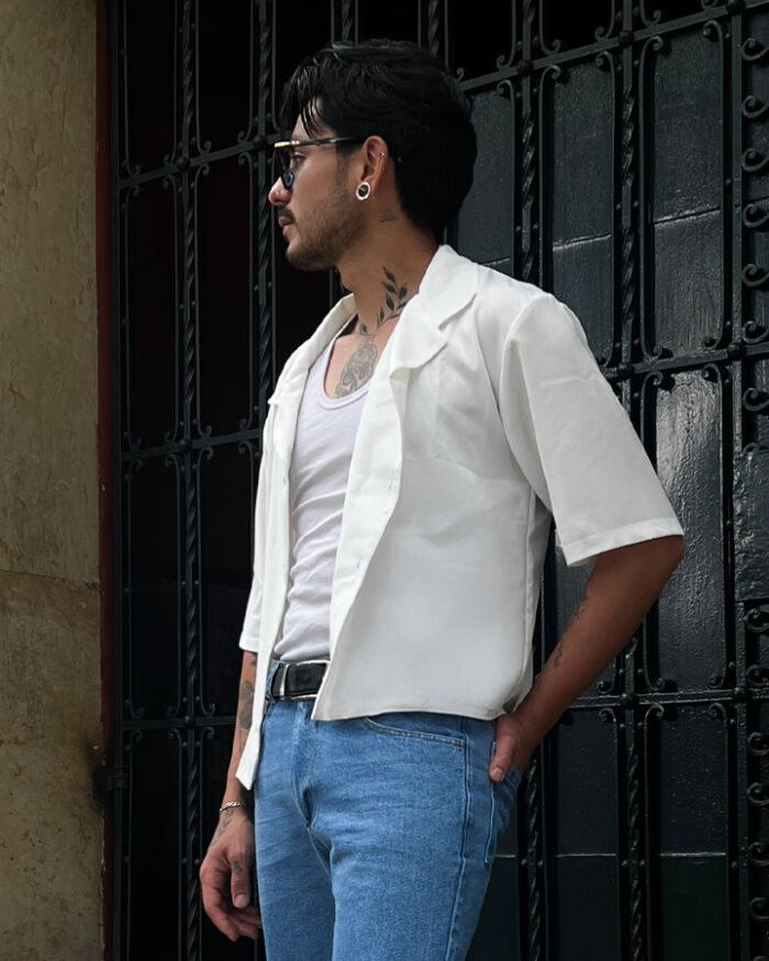 Boxy Shirt Blanca - Imagen 3