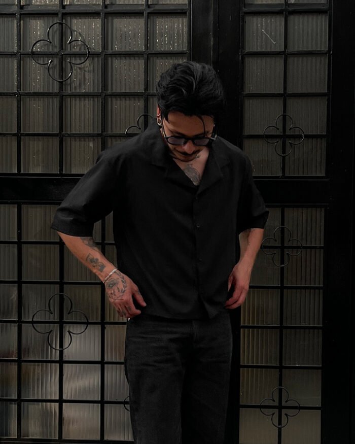Boxy Shirt Negra - Imagen 3