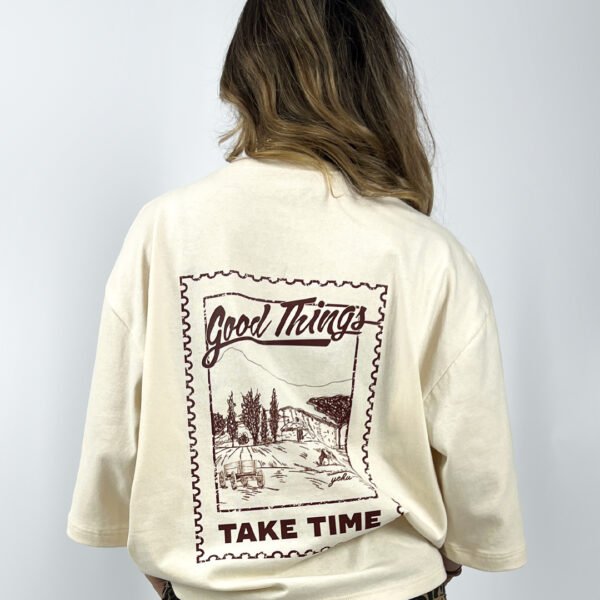 Land T-shirt Crema