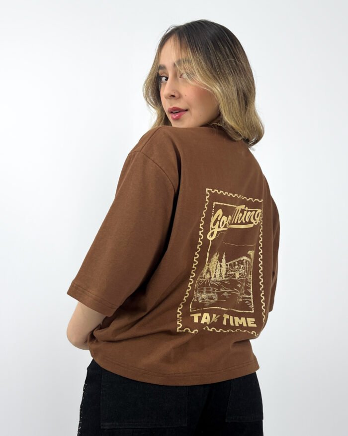 Land T-shirt Moca - Imagen 4