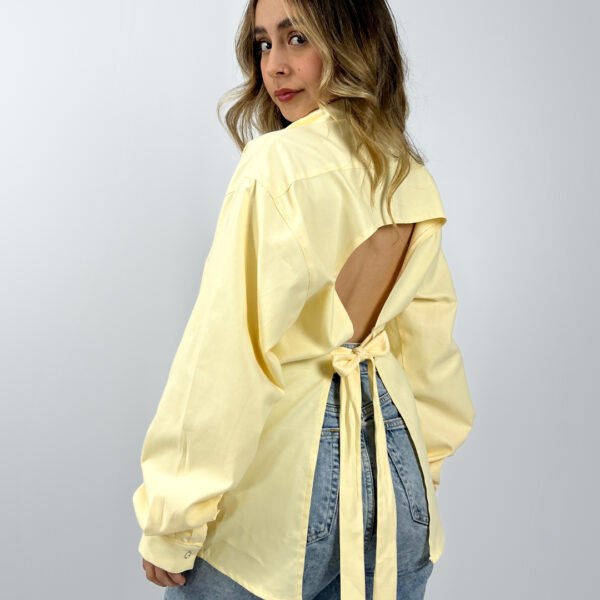 Shirt Lazos Pastel Yellow
