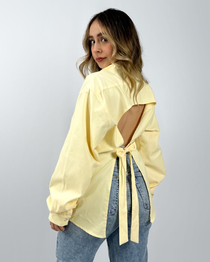 Shirt Lazos Pastel Yellow