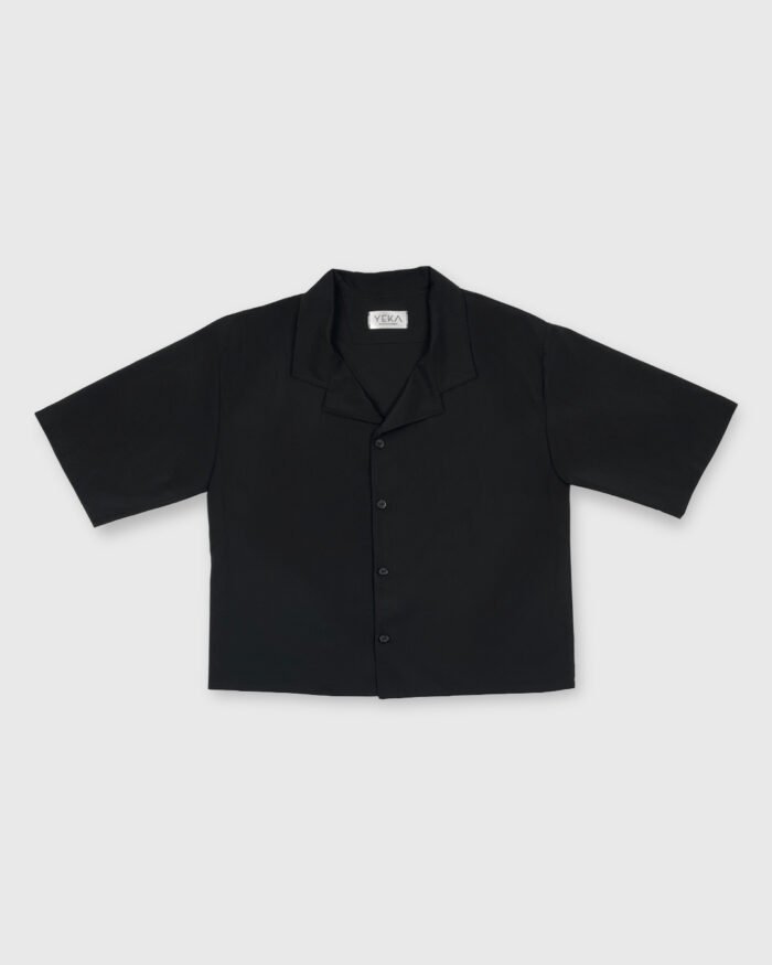 Boxy Shirt Negra - Imagen 4