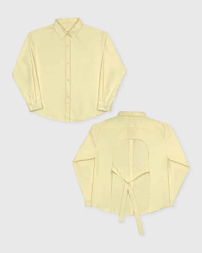 Shirt Lazos Pastel Yellow - Imagen 6