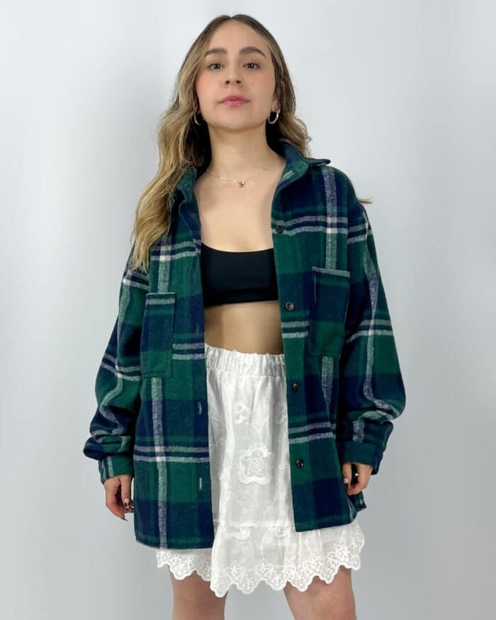 Leñadora Oversize Verde - Imagen 4