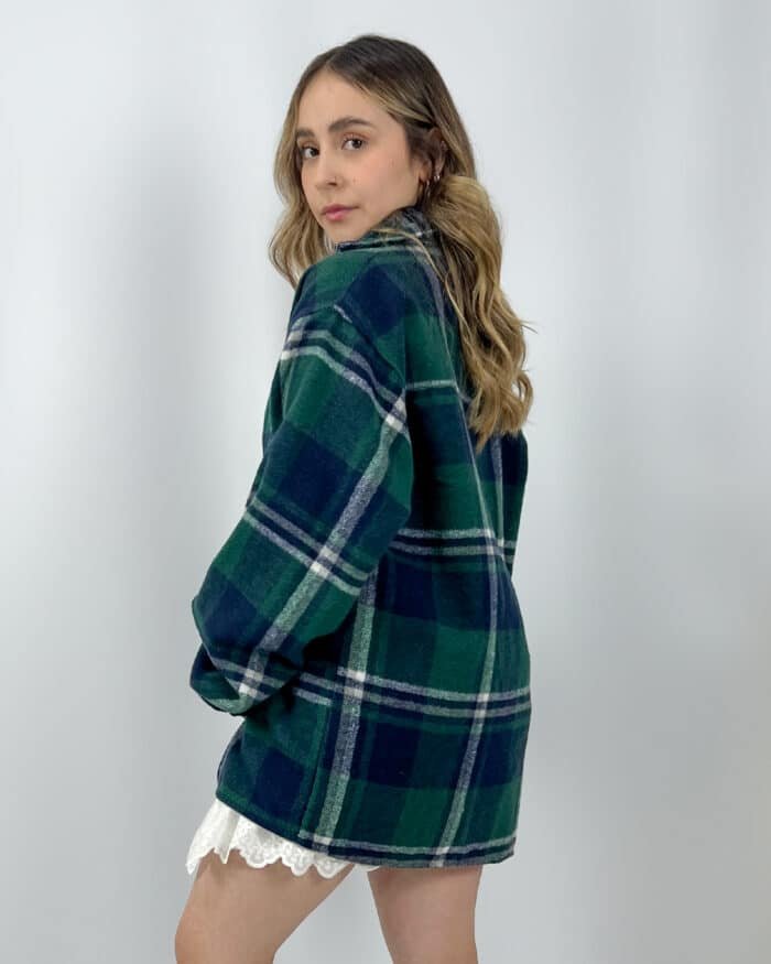 Leñadora Oversize Verde - Imagen 3