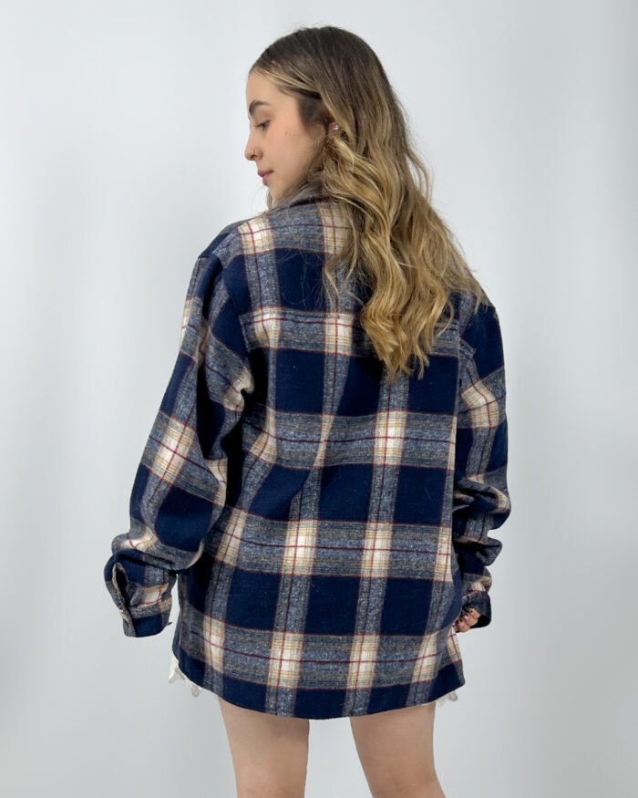 Leñadora Oversize Azul - Imagen 2