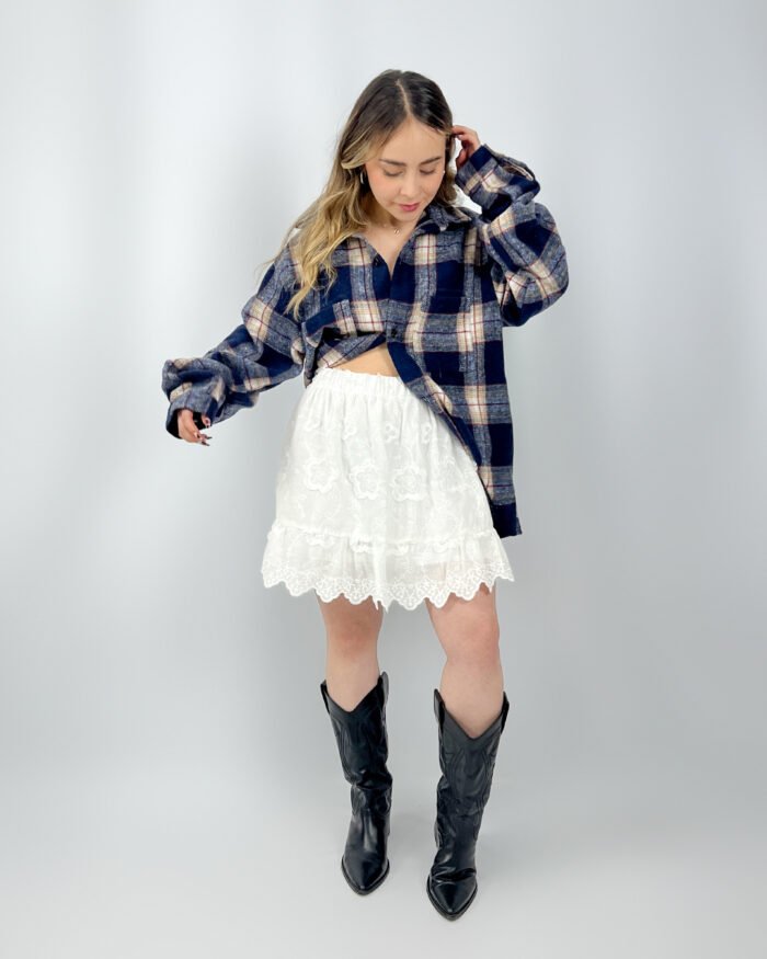 Leñadora Oversize Azul - Imagen 4