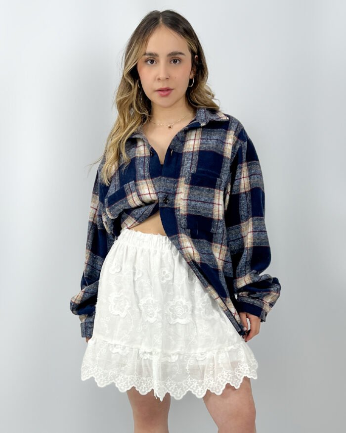Leñadora Oversize Azul - Imagen 3
