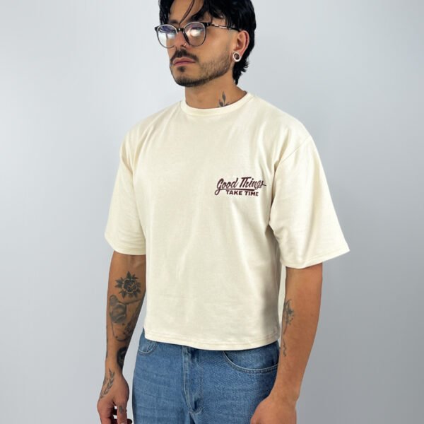 Land T-shirt Crema