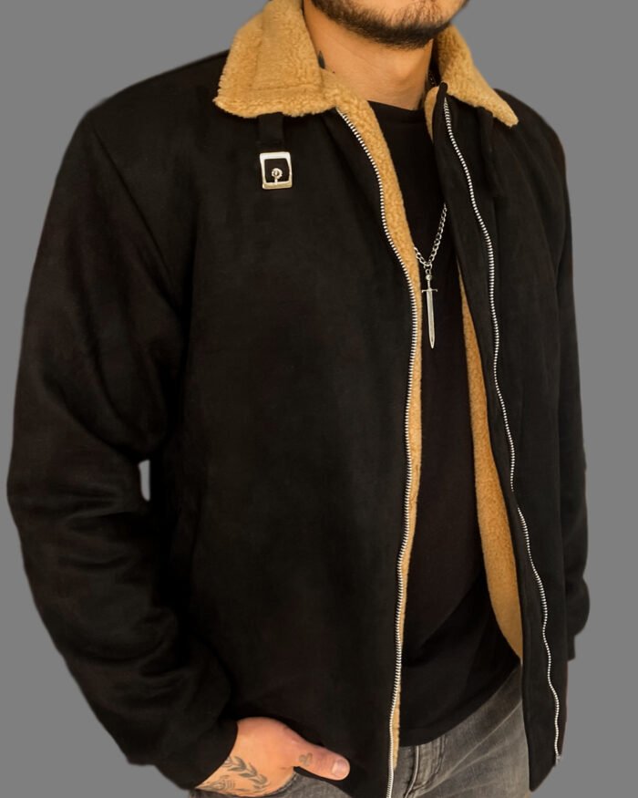 Chaqueta gamuza con ovejero - Imagen 5