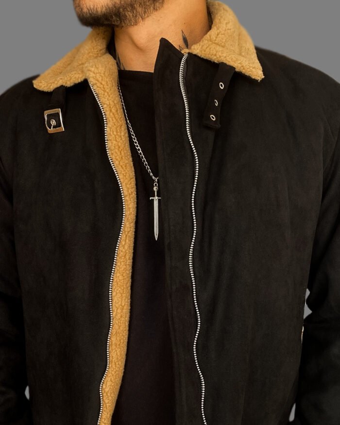 Chaqueta gamuza con ovejero - Imagen 6