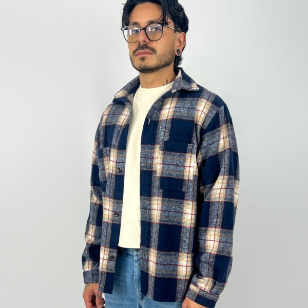 Leñadora Oversize Azul