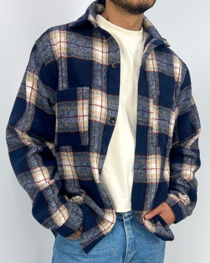 Leñadora Oversize Azul - Imagen 3
