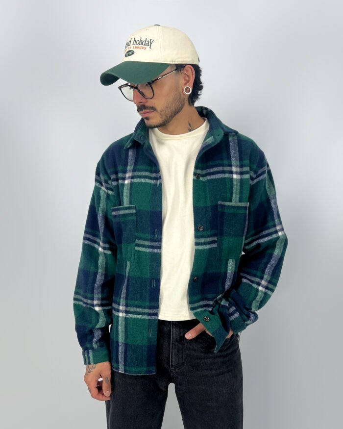 Leñadora Oversize Verde - Imagen 2