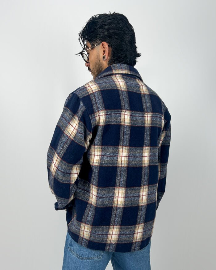 Leñadora Oversize Azul