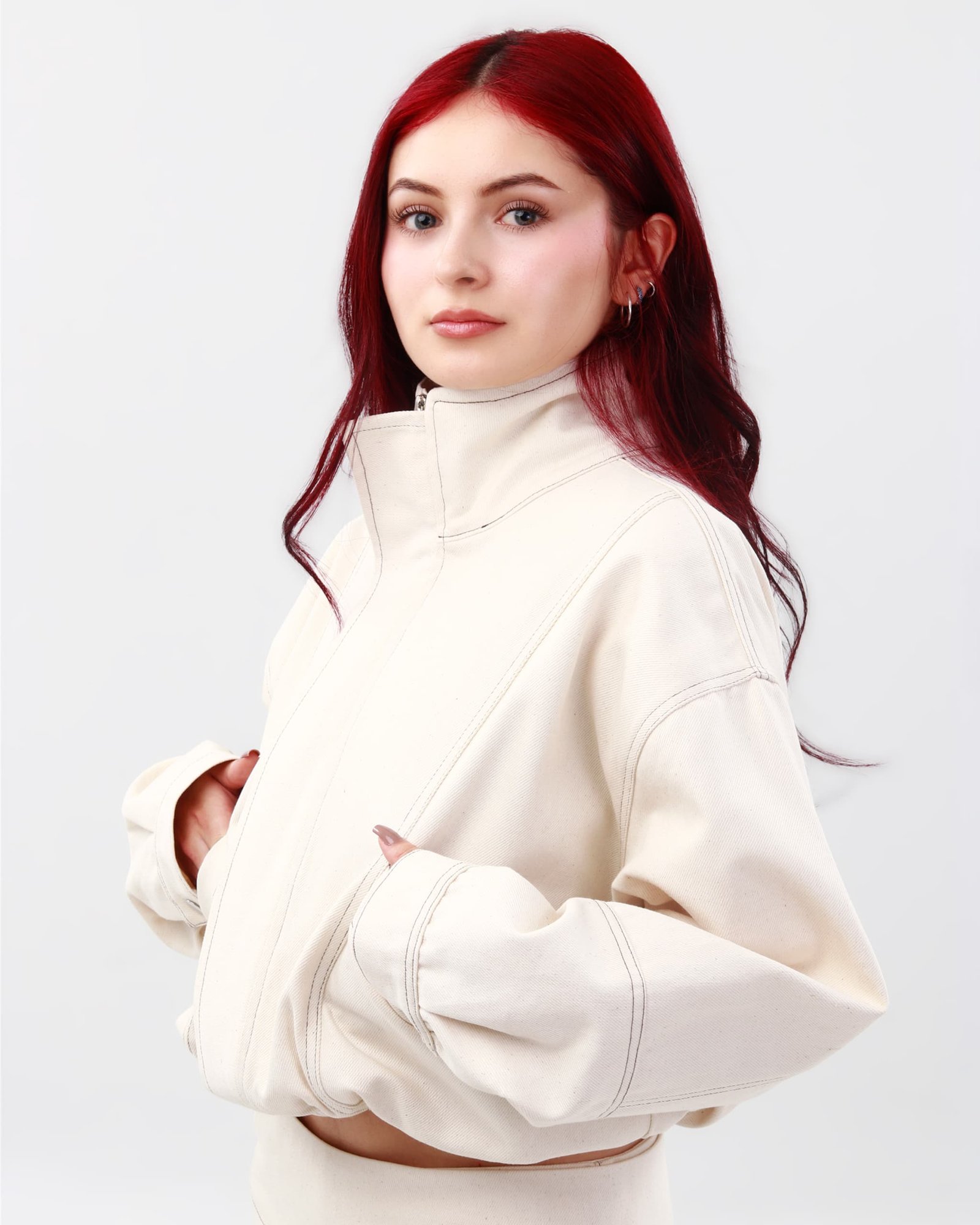 Neck Jacket Everiday Marfil - Imagen 2