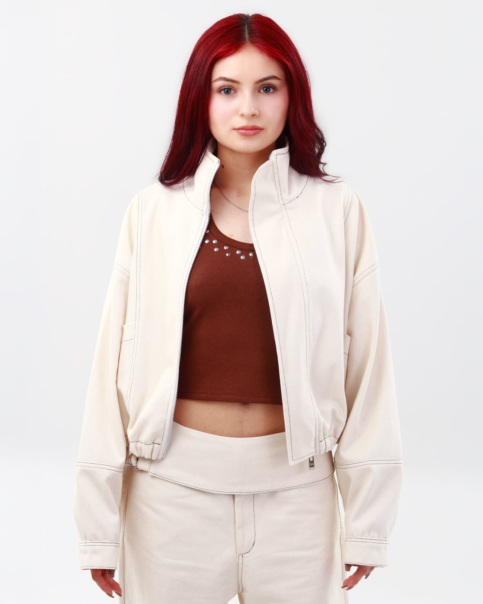 Neck Jacket Everiday Marfil - Imagen 4